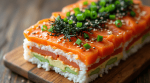 Sushi Salmon Bake with Avocado