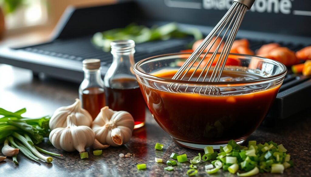 Blackstone Stir Fry Sauce Preparation