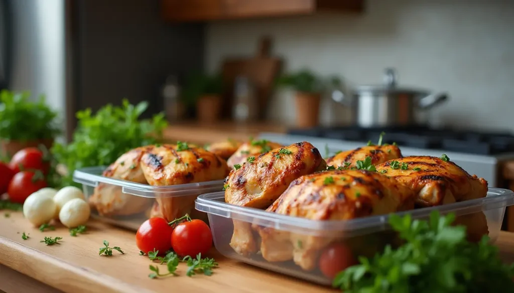 Leftover Grilled Chicken Storage