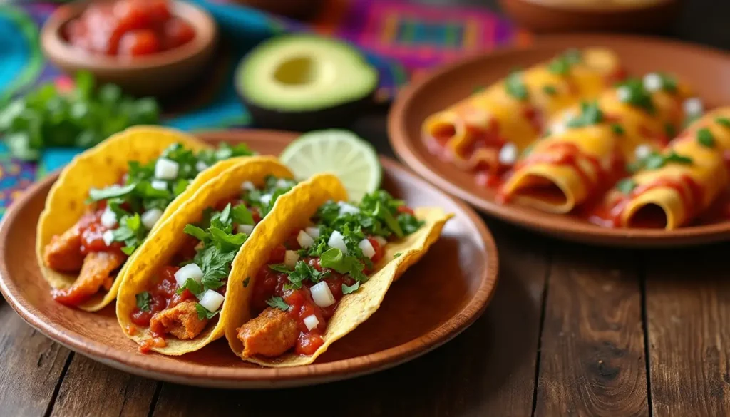 Chicken Tacos and Enchiladas Recipes