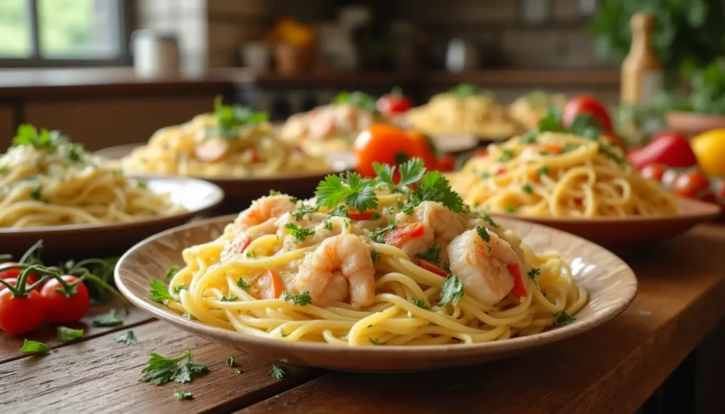 Chicken and Shrimp Alfredo Recipe Variations