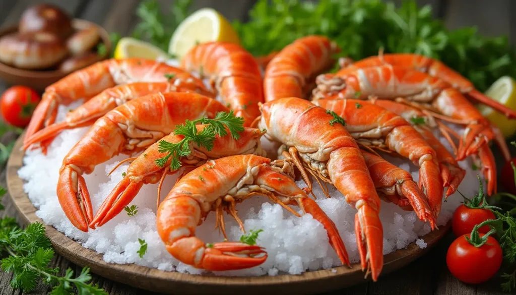 Fresh Seafood Selection for Dressing