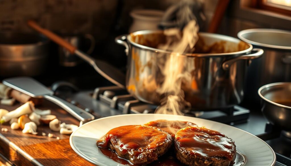 Salisbury Steak Gravy Preparation Salisbury Steak Gravy Preparation