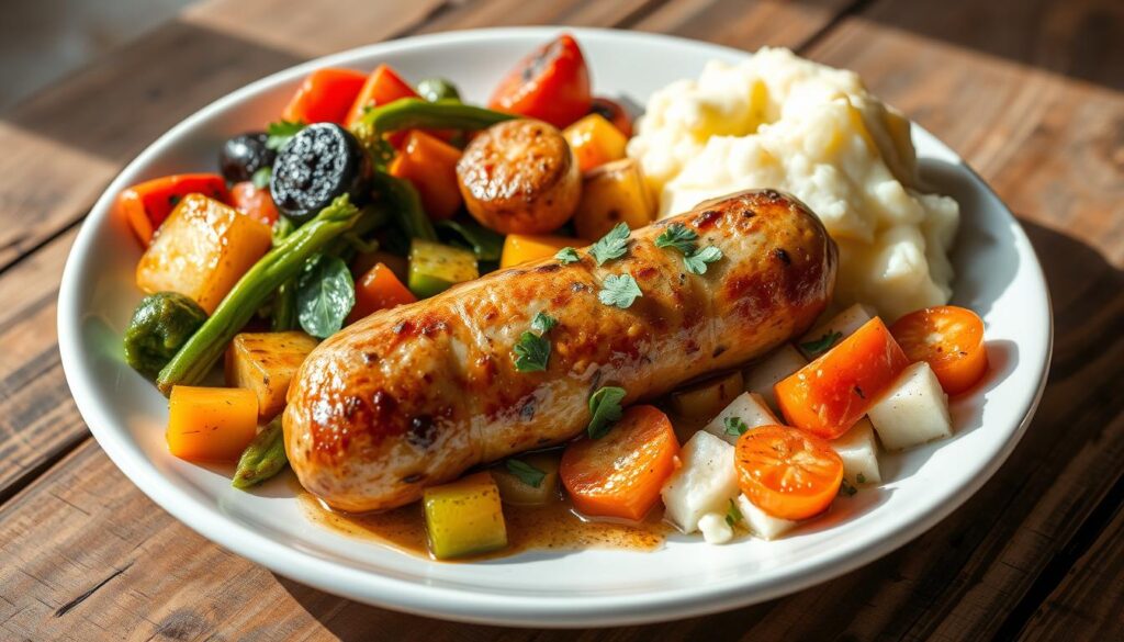 Chicken Apple Sausage Weeknight Meal