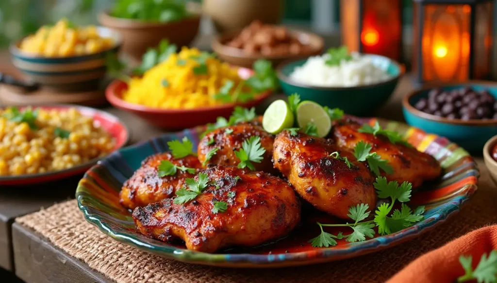 Mexican BBQ Chicken Serving Suggestions