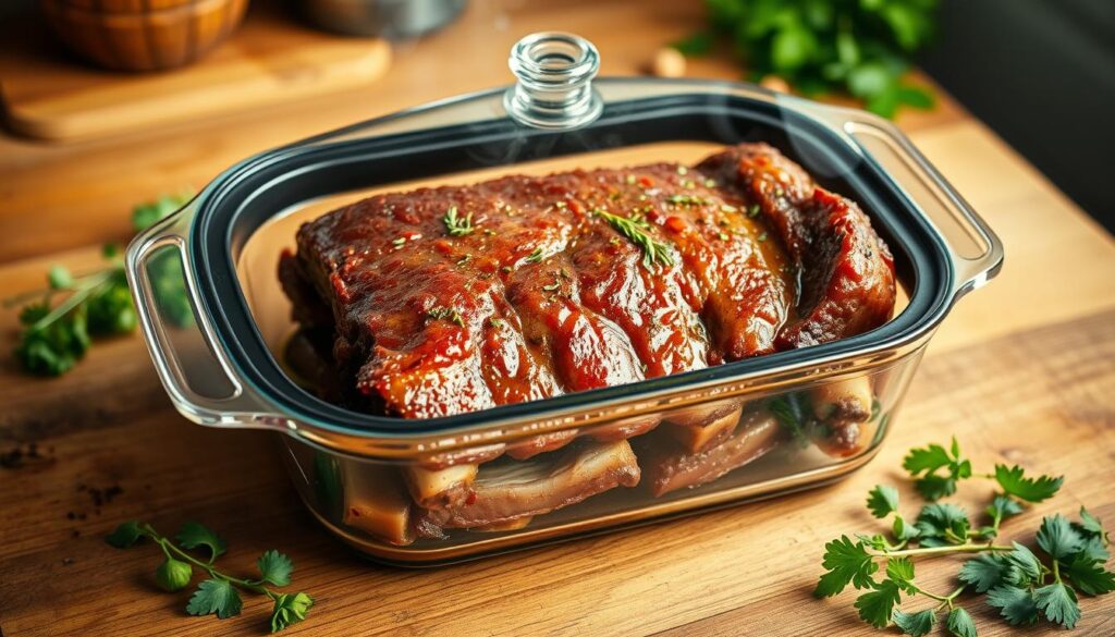 Slow Cooker Beef Ribs Storage