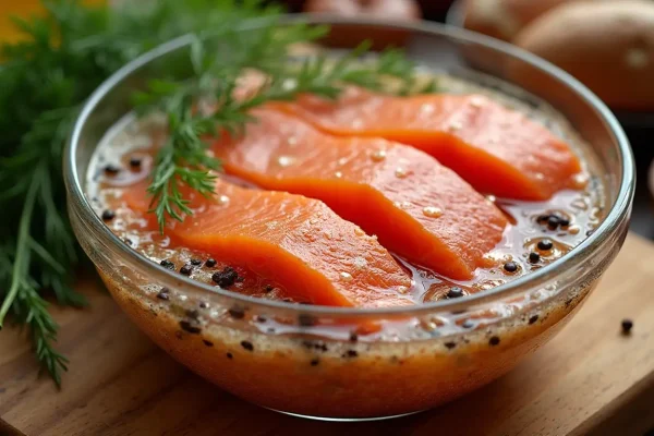 Smoked salmon brine