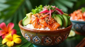 salmon poke bowl