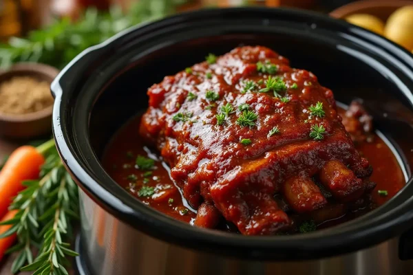 slow cooker beef ribs